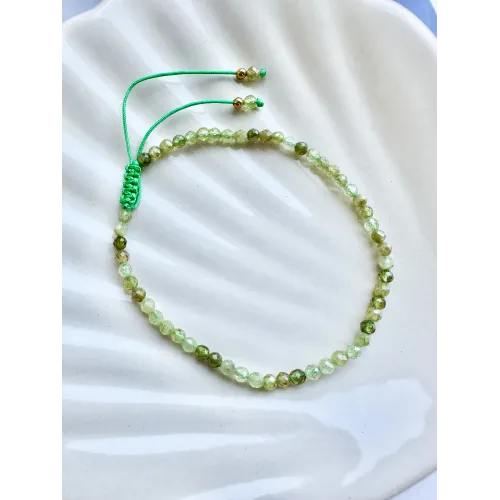 bransoletka-kamienie-naturalne-na-sznurku-granat-zielony