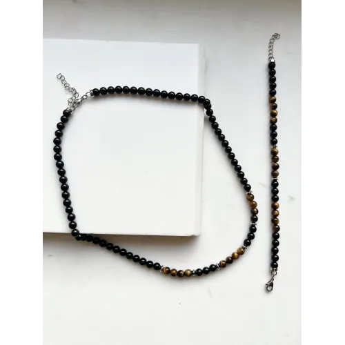 meska-bransoletka-kamienie-naturalne-obsydiantygrysie-oko