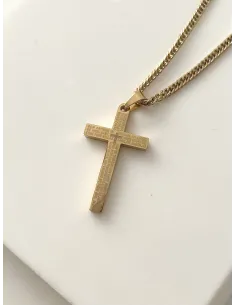 naszyjnik-meski-stal-chirurgiczna-krzyz-zloty