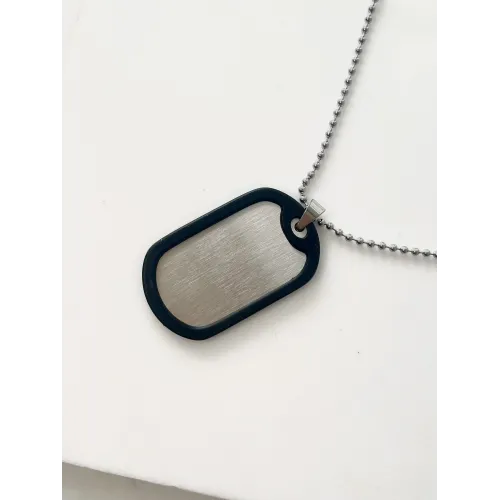 naszyjnik-meski-stal-chirurgiczna-niesmiertelnik-srebrny-w-czarnej-oprawie