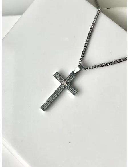 naszyjnik-meski-stal-chirurgiczna-krzyz-srebrny