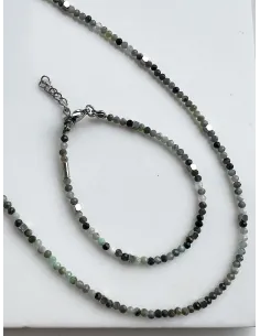 naszyjnik-kamienie-naturalne-szmaragd-ze-srebrna-przekladka 2