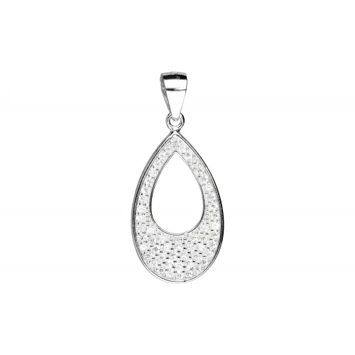 Srebrny komplet z cyrkoniami