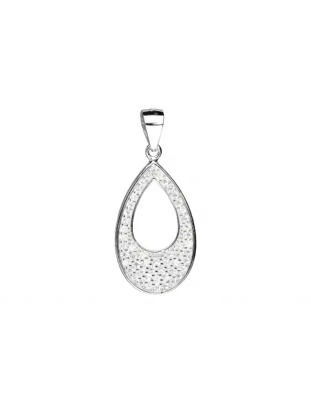 Srebrny komplet z cyrkoniami