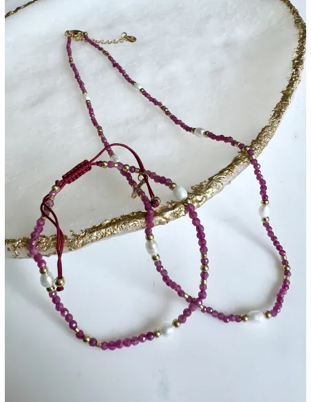 bransoletka-kamienie-naturalne-rubin-perla-hodowlana