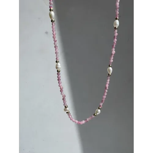 naszyjnik-kamienie-naturalne-turmalin-rozowy